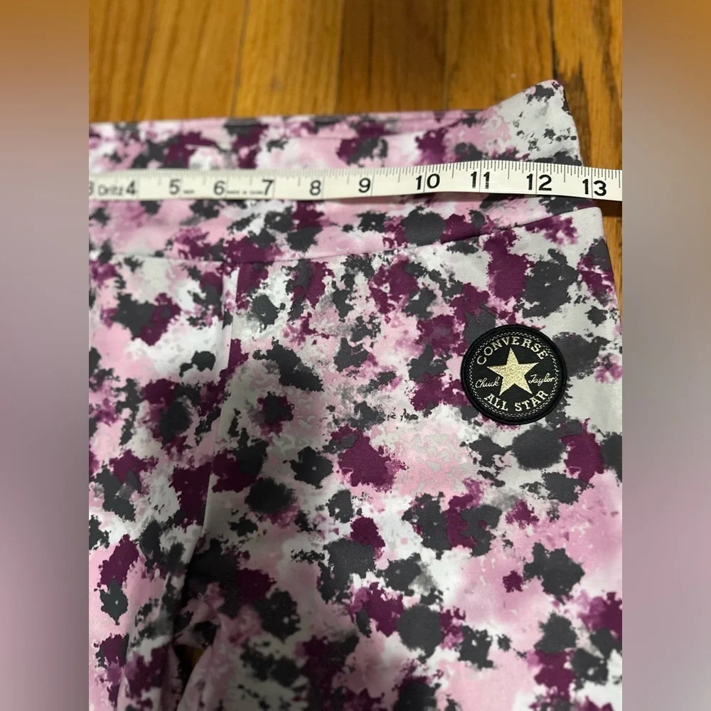 Converse Kids Leggings in Pink and Black Floral